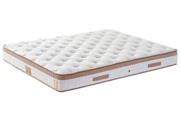 Kontinentalseng Dubbel Pylpio 140x190 cm - Lysebrun - Møbler - Senger - Senger med oppbevaring