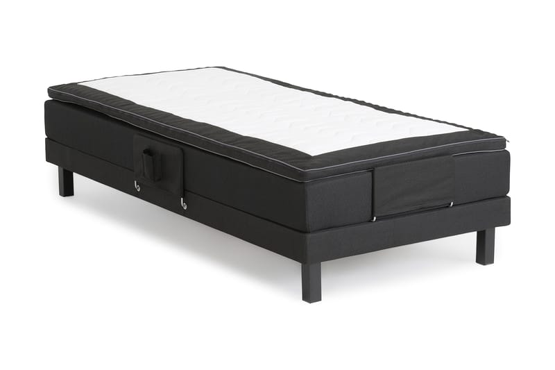 Royal Justerbar Seng 90x200 - Svart - Møbler - Senger - Regulerbare senger