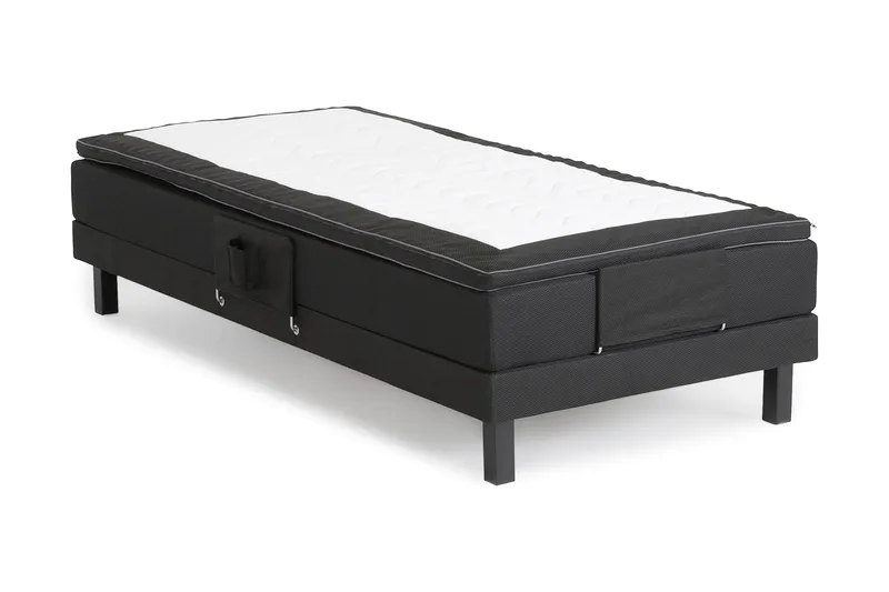Royal Justerbar Seng 90x200 - Svart - Møbler - Senger - Regulerbare senger