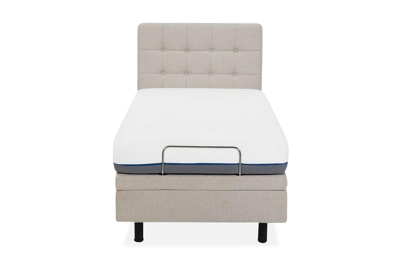 Seng Kisterud Regulerbar 80x200 cm - Beige - Møbler - Senger - Regulerbare senger