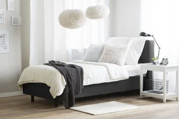Seng Kisterud Regulerbar 80x200 cm - Grå - Møbler - Senger - Regulerbare senger