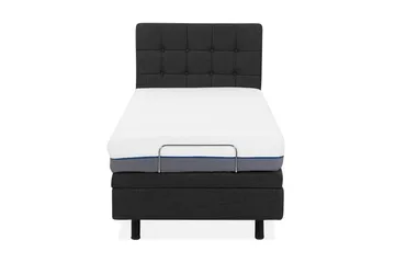 Seng Kisterud Regulerbar 80x200 cm - Grå - Møbler - Senger - Regulerbare senger