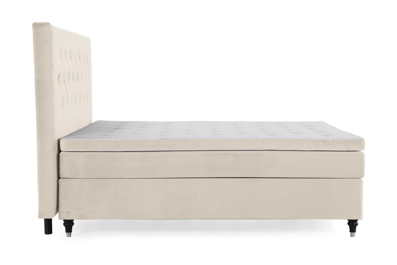 Royal Velvet kontinentalseng 210x210 cm - Beige - Møbler - Senger - Kontinentalsenger