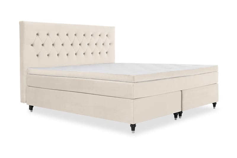 Royal Velvet kontinentalseng 210x210 cm - Beige - Møbler - Senger - Kontinentalsenger