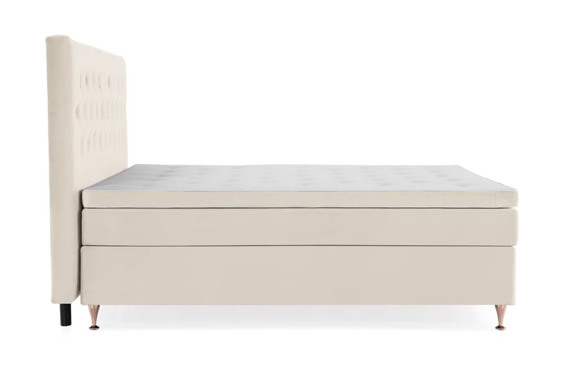 Royal Velvet kontinentalseng 210x210 cm - Beige - Møbler - Senger - Kontinentalsenger