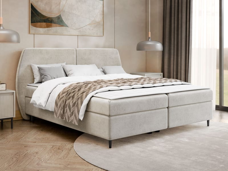 Rynricon Sengepakke Kontinentalseng 140x200 cm - Beige - Møbler - Senger - Kontinentalsenger
