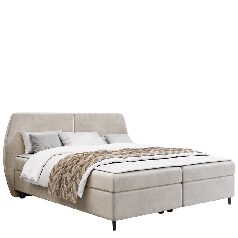 Rynricon Sengepakke Kontinentalseng 140x200 cm, Beige