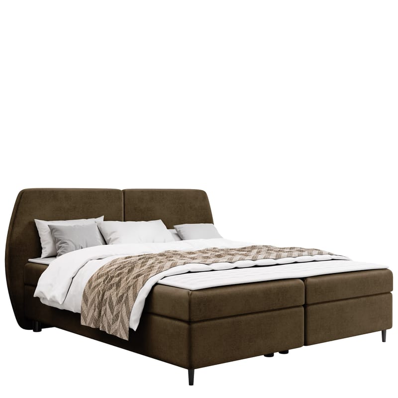 Rynricon Sengepakke Kontinentalseng 140x200 cm, Brun