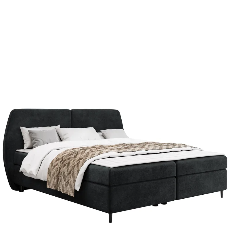 Rynricon Sengepakke Kontinentalseng 140x200 cm, Grå