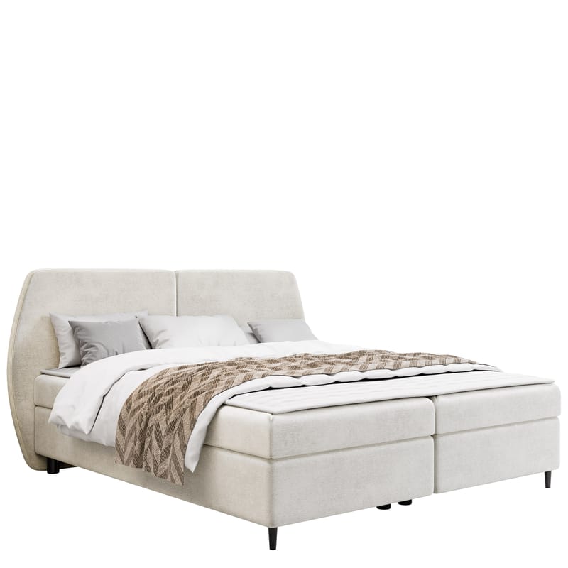 Rynricon Sengepakke Kontinentalseng 140x200 cm - Hvit - Møbler - Senger - Kontinentalsenger