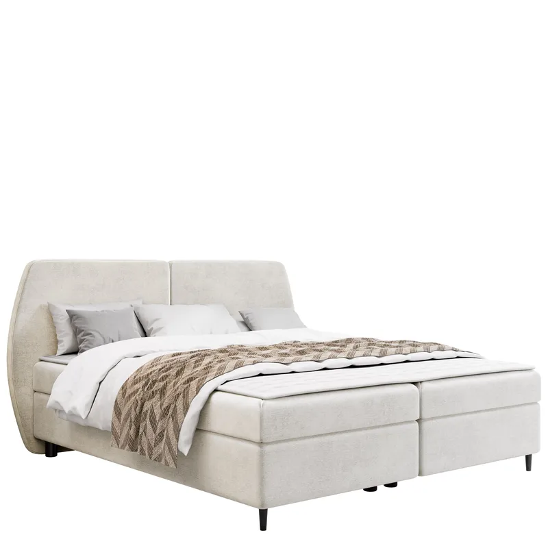 Rynricon Sengepakke Kontinentalseng 140x200 cm, Hvit