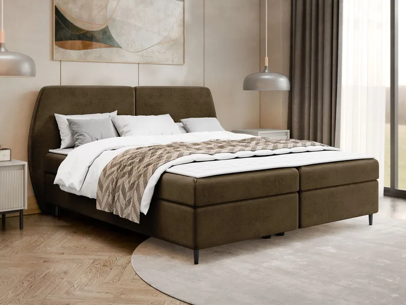 Rynricon Sengepakke Kontinentalseng 160x200 cm - Brun - Møbler - Senger - Kontinentalsenger
