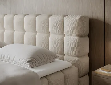 Sabeno sengepakke Bubblig kontinentalseng med oppbevaring 140x200 cm - svart - Møbler - Senger - Kontinentalsenger
