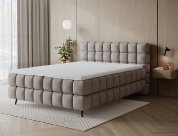 Sabeno sengepakke Bubblig kontinentalseng med oppbevaring 140x200 cm - svart - Møbler - Senger - Kontinentalsenger