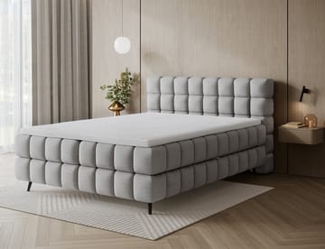 Sabeno sengepakke Bubblig kontinentalseng med oppbevaring 140x200 cm - svart - Møbler - Senger - Kontinentalsenger