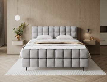 Sabeno sengepakke Bubblig kontinentalseng med oppbevaring 140x200 cm - svart - Møbler - Senger - Kontinentalsenger