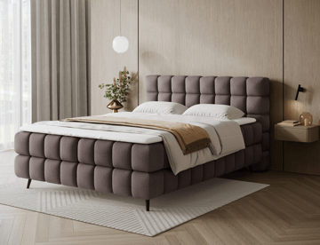 Sabeno sengepakke Bubblig kontinentalseng med oppbevaring 180x200 cm - Tonall 22 - Møbler - Senger - Kontinentalsenger