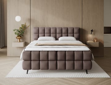 Sabeno sengepakke Bubblig kontinentalseng med oppbevaring 180x200 cm - Tonall 22 - Møbler - Senger - Kontinentalsenger