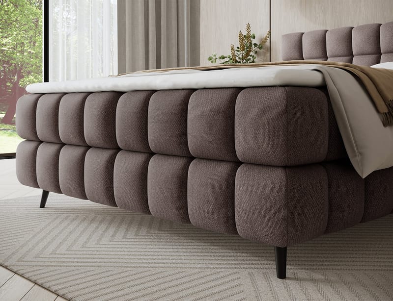 Sabeno sengepakke Bubblig kontinentalseng med oppbevaring 180x200 cm - Tonall 22 - Møbler - Senger - Kontinentalsenger