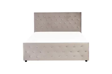 Saleux Sengramme 140x200 cm - Taupe - Møbler - Senger - Senger med oppbevaring