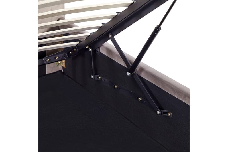 Saleux Sengramme 140x200 cm - Taupe - Møbler - Senger - Senger med oppbevaring