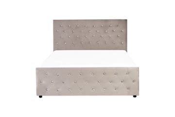 Saleux Sengramme 140x200 cm - Taupe - Møbler - Senger - Senger med oppbevaring