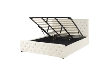 Saleux Sengramme 180x200 cm - Beige - Møbler - Senger - Senger med oppbevaring