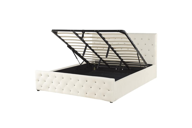 Saleux Sengramme 180x200 cm - Beige - Møbler - Senger - Senger med oppbevaring