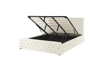 Saleux Sengramme 180x200 cm - Beige - Møbler - Senger - Senger med oppbevaring
