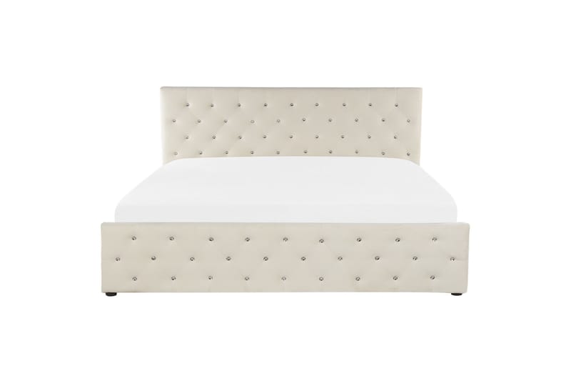 Saleux Sengramme 180x200 cm - Beige - Møbler - Senger - Senger med oppbevaring