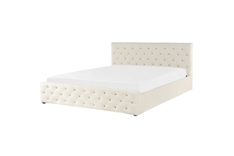 Saleux Sengramme 180x200 cm - Beige - Møbler - Senger - Senger med oppbevaring