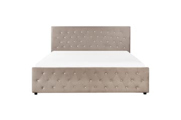 Saleux Sengramme 180x200 cm - Taupe - Møbler - Senger - Senger med oppbevaring