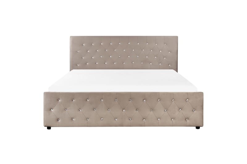 Saleux Sengramme 180x200 cm - Taupe - Møbler - Senger - Senger med oppbevaring