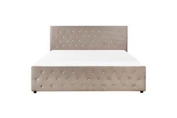 Saleux Sengramme 180x200 cm - Taupe - Møbler - Senger - Senger med oppbevaring