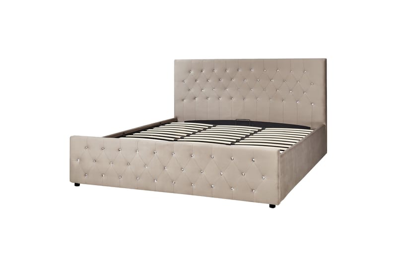 Saleux Sengramme 180x200 cm, Taupe