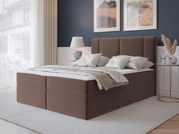 Salricus Kontinentalseng 140x200 cm med Oppbevaring - Møbler - Senger - Kontinentalsenger