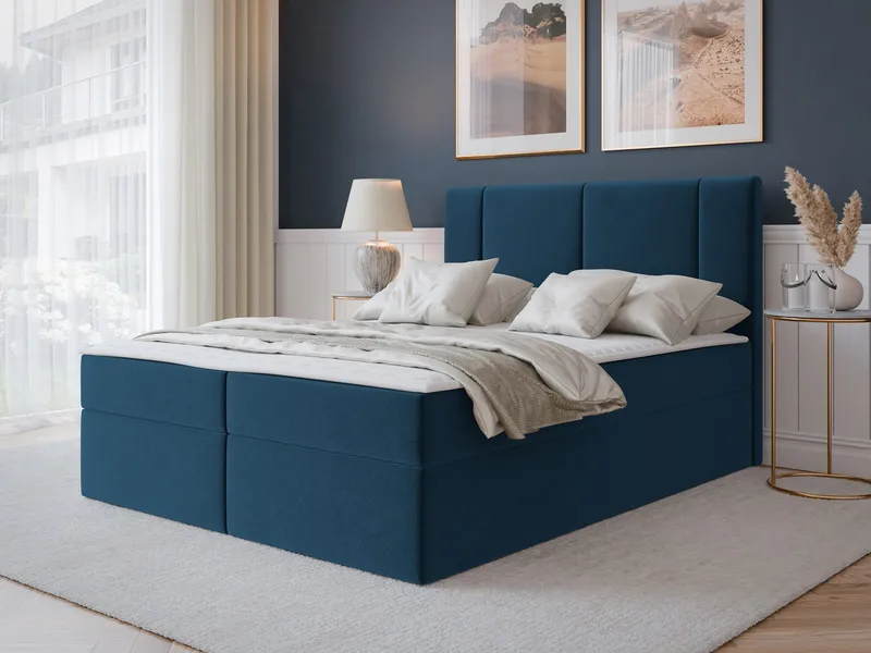 Salricus Kontinentalseng 160x200 cm med Oppbevaring - Møbler - Senger - Kontinentalsenger