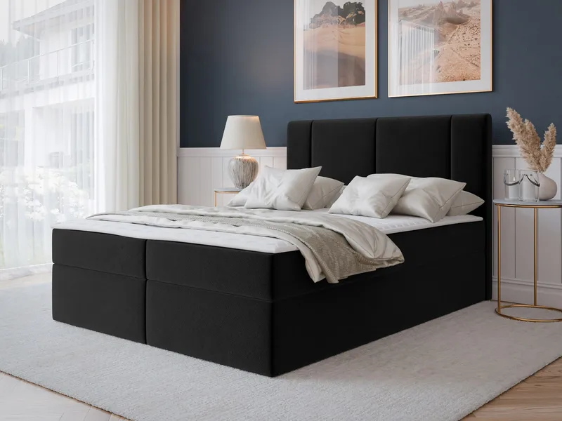 Salricus Kontinentalseng 180x200 cm med Oppbevaring - Møbler - Senger - Kontinentalsenger