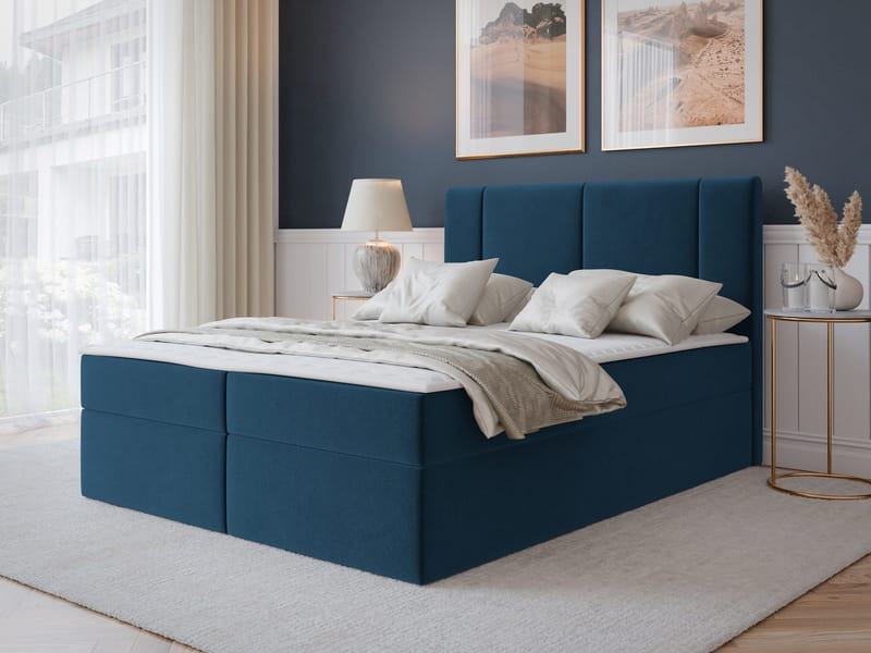 Salricus Kontinentalseng 180x200 cm med Oppbevaring - Møbler - Senger - Kontinentalsenger