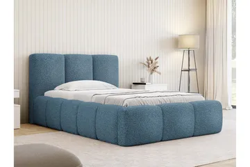 Salvenor Sengeramme med Oppbevaring 90x200 cm - Blå - Møbler - Senger - Sengeramme & sengestamme