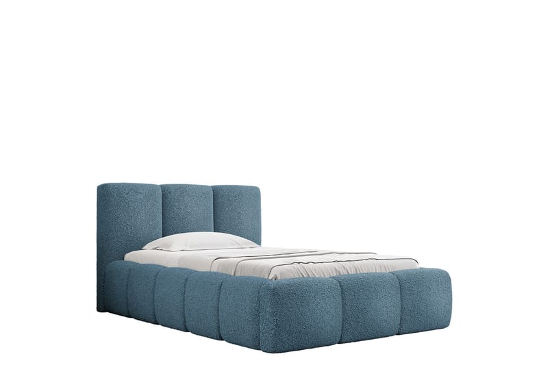 Salvenor Sengeramme med Oppbevaring 90x200 cm - Blå - Møbler - Senger - Sengeramme & sengestamme