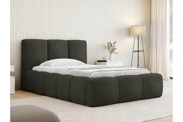 Salvenor Sengeramme med Oppbevaring 90x200 cm - Grå - Møbler - Senger - Sengeramme & sengestamme