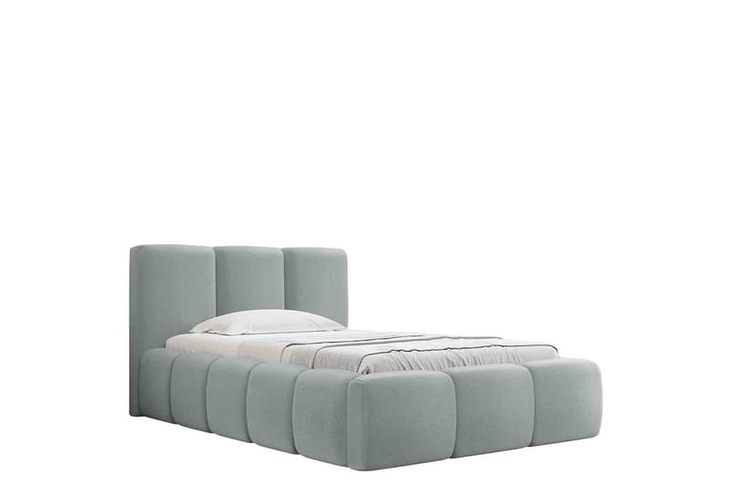 Salvenor Sengeramme med Oppbevaring 90x200 cm - Grå - Møbler - Senger - Sengeramme & sengestamme