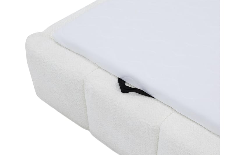 Salvenor Sengeramme med Oppbevaring 90x200 cm - Hvit - Møbler - Senger - Sengeramme & sengestamme