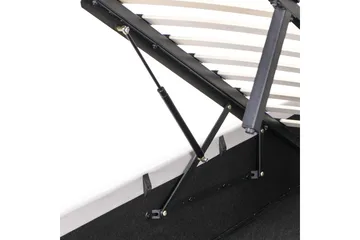 Säng med förvaring Amiens - Beige, 160x200 cm - Møbler - Senger - Senger med oppbevaring