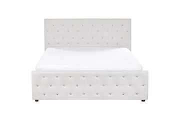 Säng med förvaring Amiens - Beige, 160x200 cm - Møbler - Senger - Senger med oppbevaring