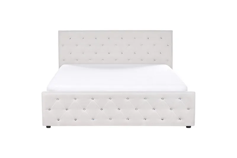 Säng med förvaring Amiens - Beige, 180x200 cm - Møbler - Senger - Senger med oppbevaring