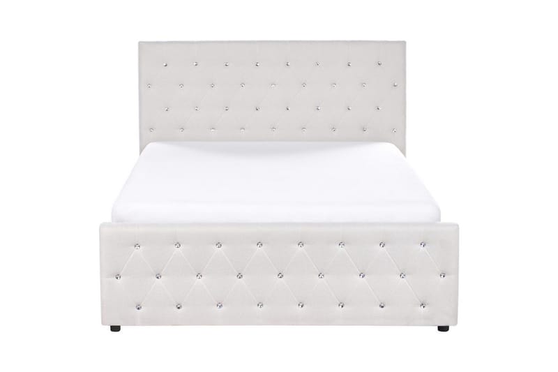 Säng med förvaring Amiens - Beige, Beige, 140x200, 140x200 cm - Møbler - Senger - Senger med oppbevaring
