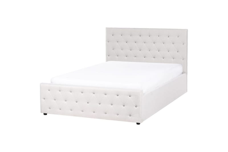 Säng med förvaring Amiens - Beige, Beige, 140x200, 140x200 cm - Møbler - Senger - Senger med oppbevaring