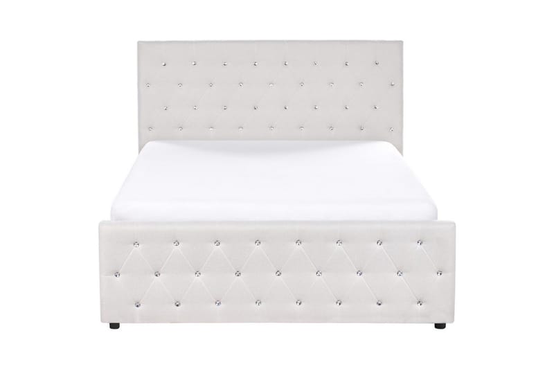 Säng med förvaring Amiens - Beige, Beige, 140x200, 140x200 cm - Møbler - Senger - Senger med oppbevaring